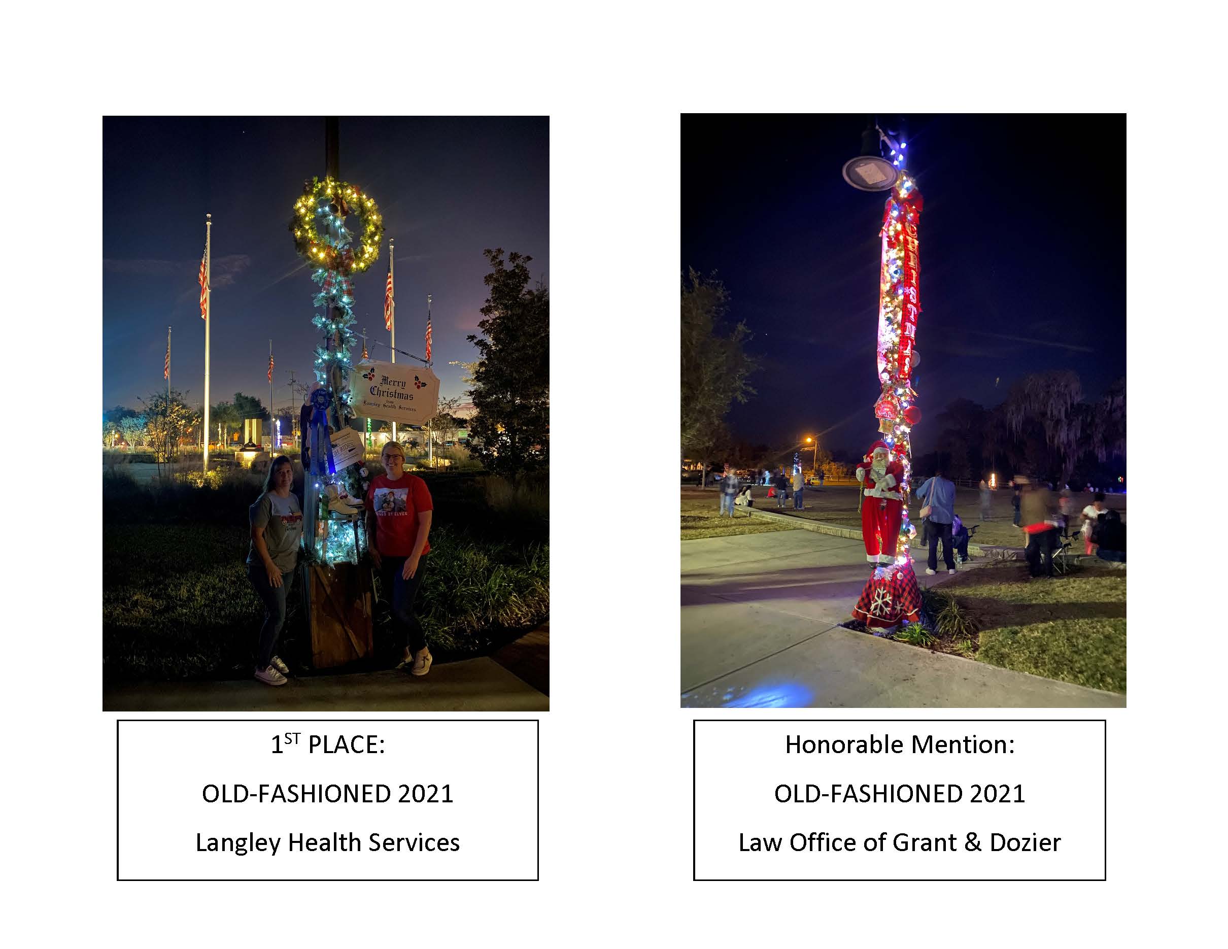 OLD-FASHIONED WINNERS