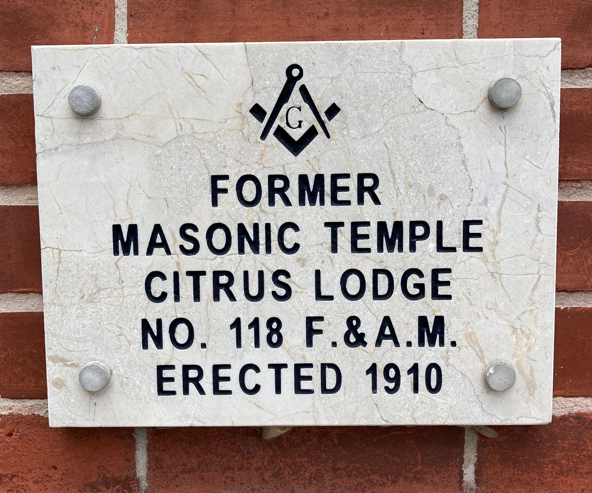 111 W Main St plaque 2 - 2022