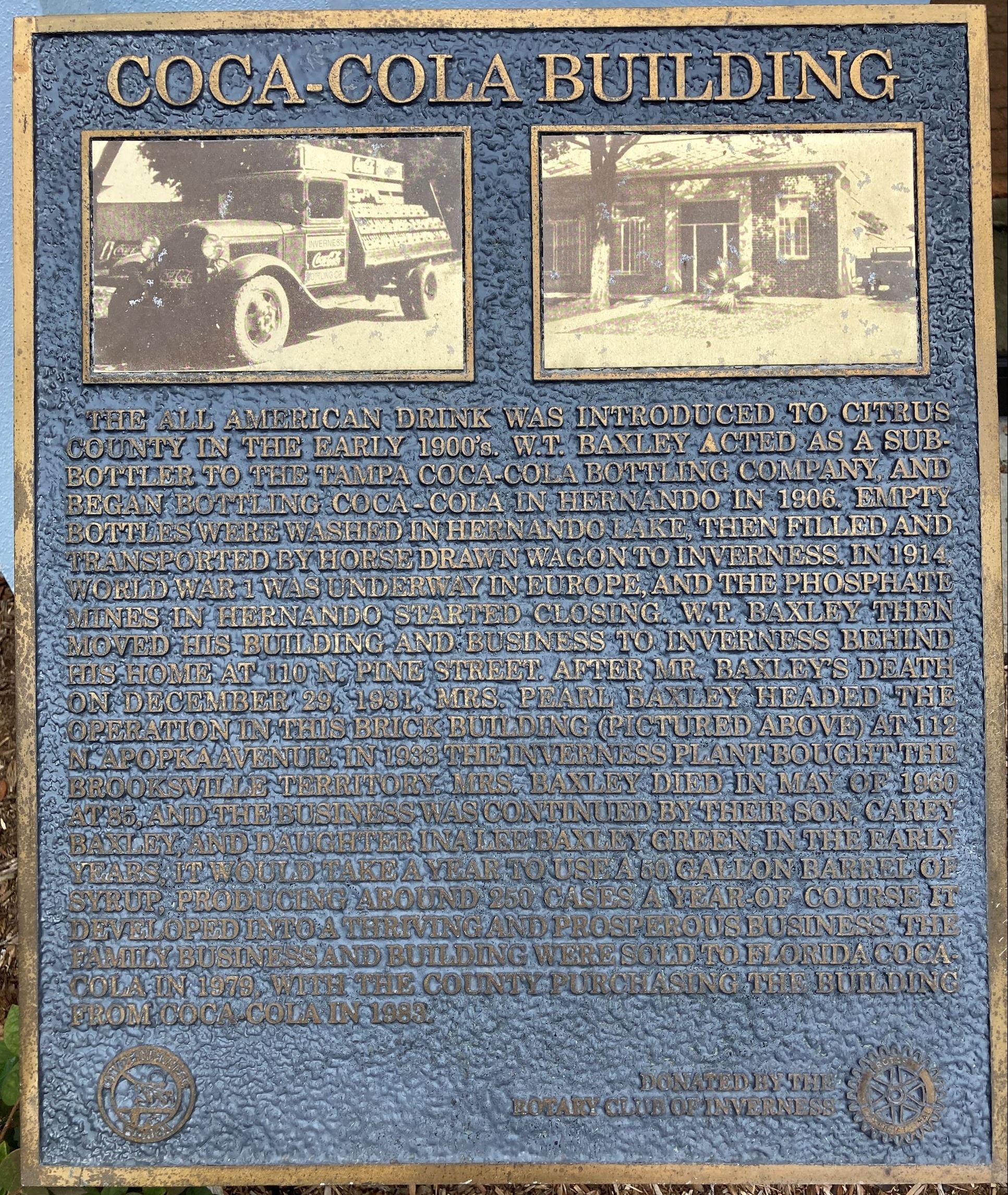 120 N Apopka Ave plaque - 2022
