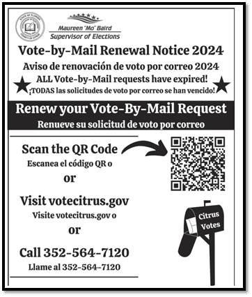 Renew Your Vote by Mail 2024