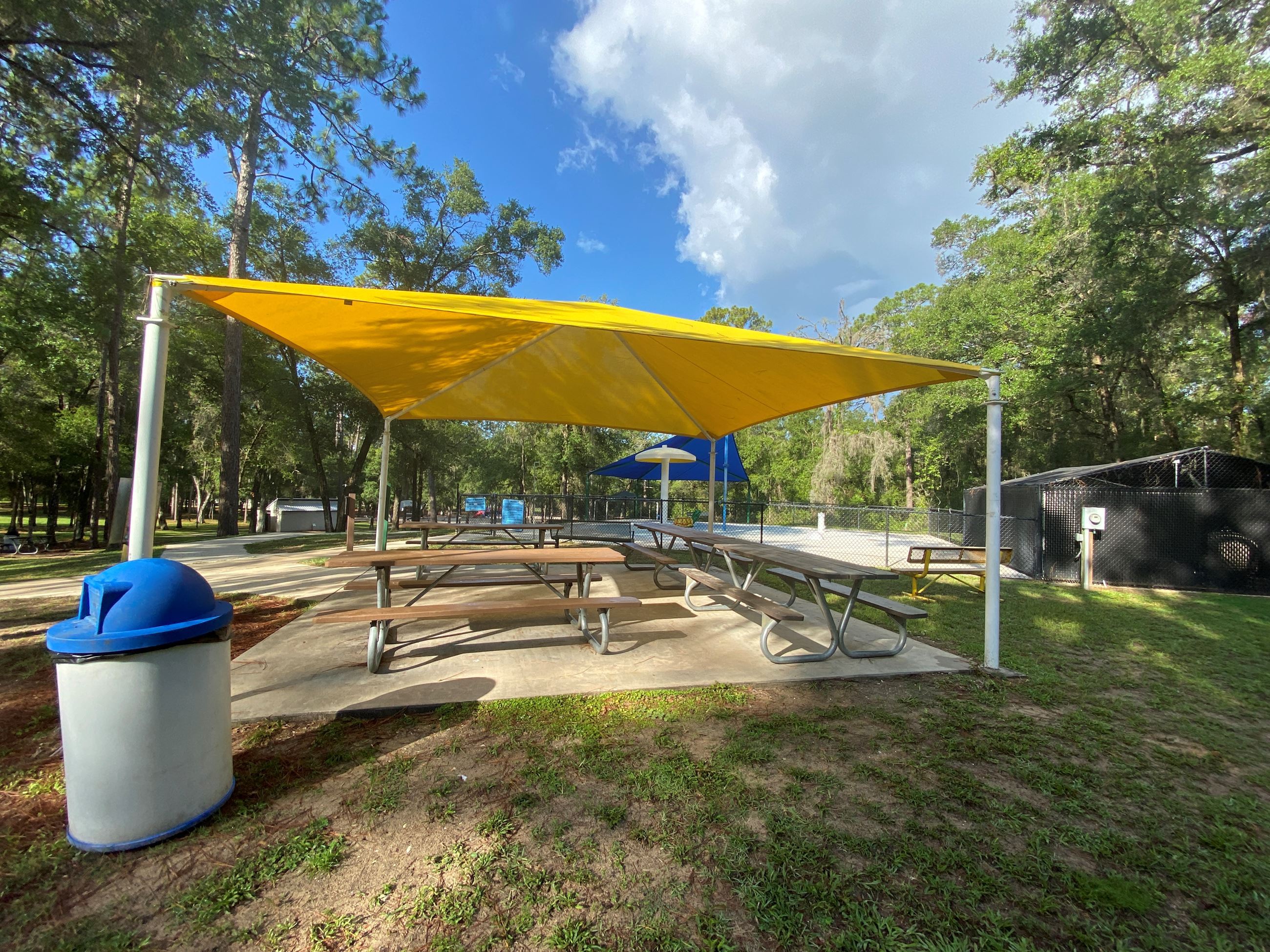 Yellow Shade Structure