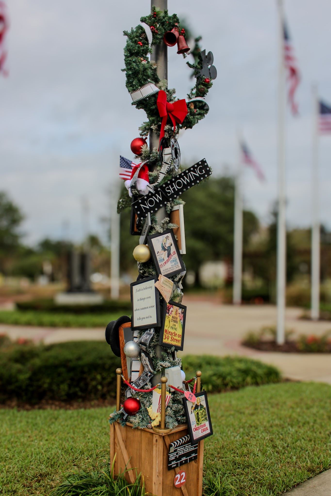 lamp post winner Langley