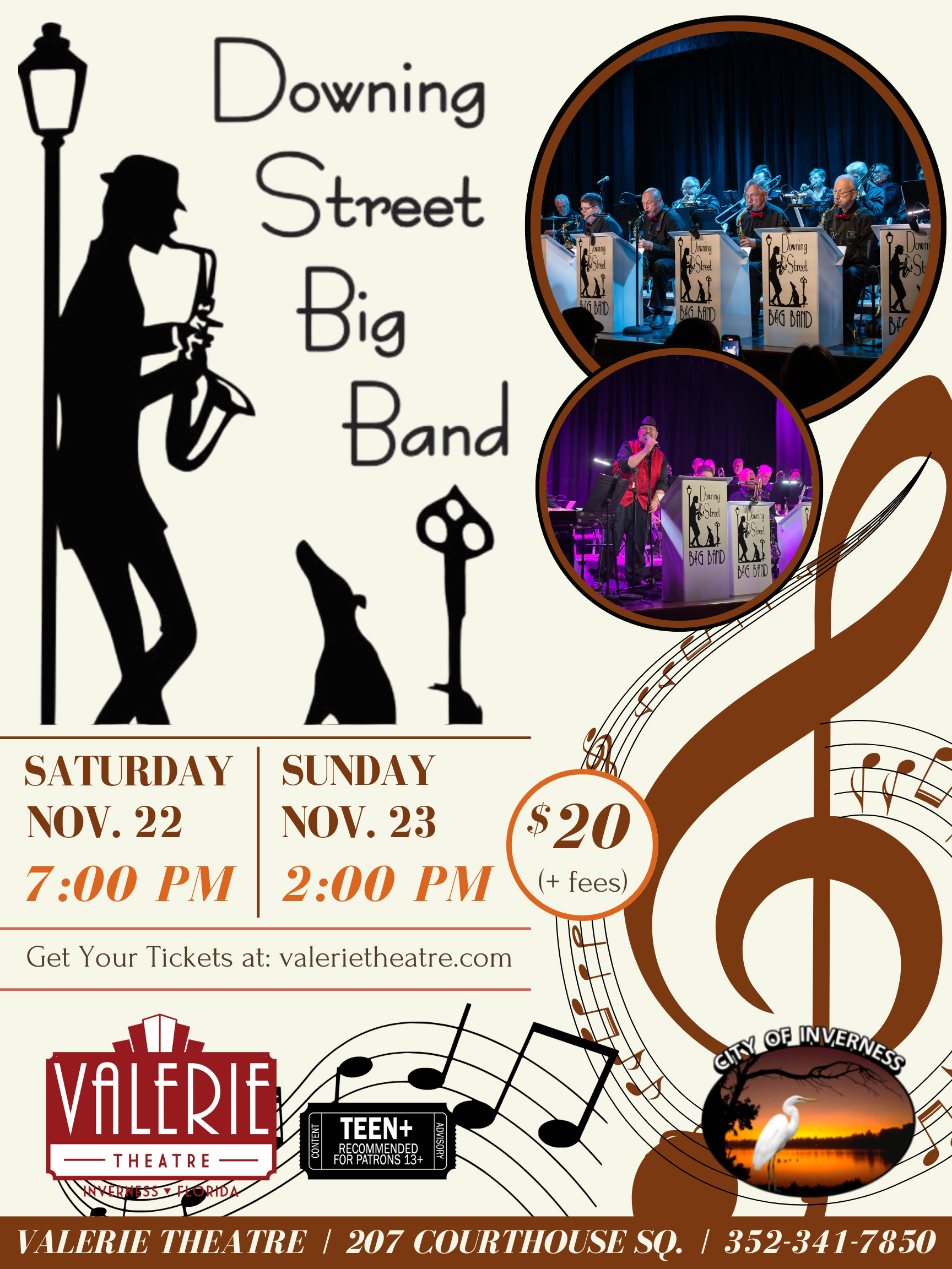 Downing Street Big Band Nov Flyer
